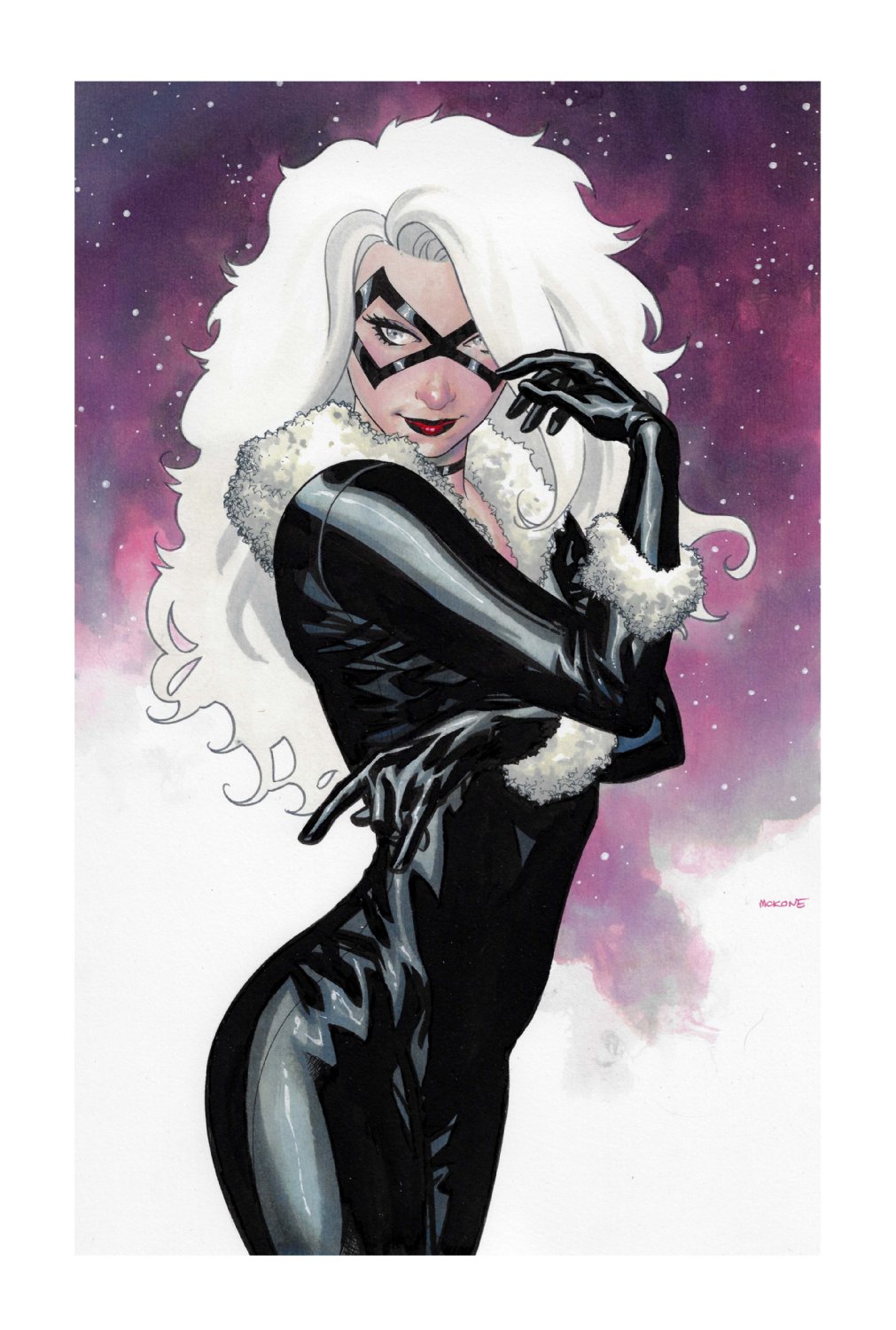 Marvel black cat art