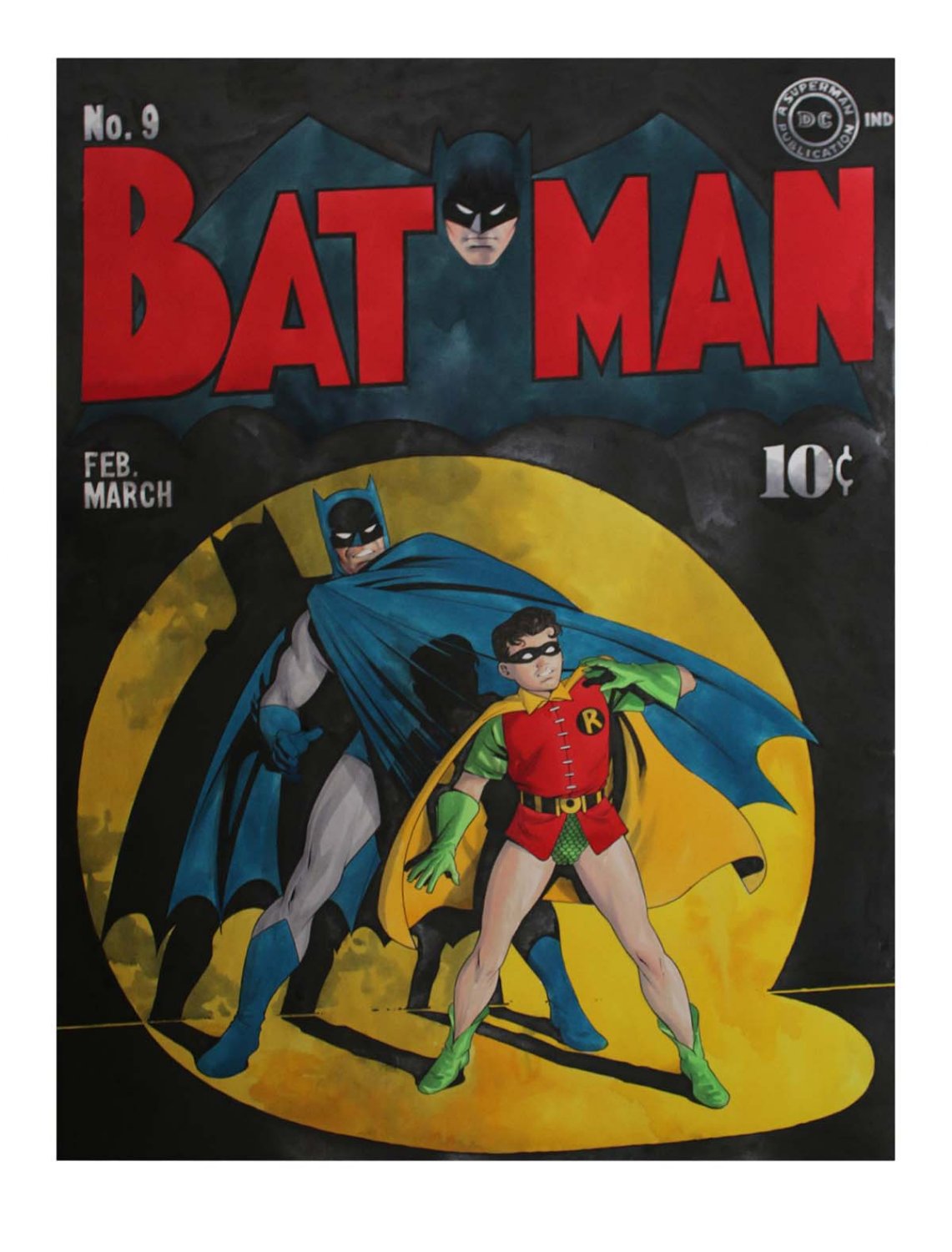 Batman 9 Cover Recreation by Mike McKone