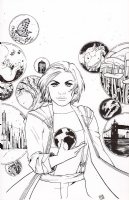 Doctor Who 1 Cover Jodie Whittaker 13th Doctor BBC Comic Art