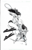 Wonder Woman vs Donna Troy Comic Art