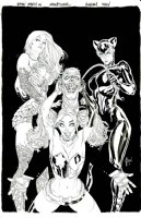 Batman Rebirth 1 Cover Catwoman Poison Ivay Harley Quinn Comic Art