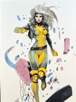 Rogue color pinup X-Men Comic Art
