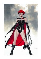 Black Queen watercolor X-Men Jean Grey Comic Art