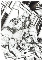 Deadpool Kills the Marvel Universe Cover Groot Rocket Raccoon Comic Art