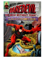 Daredevil 13 cover recreation Marvel Comic Art