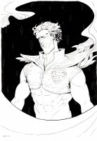 Superman pinup DC Comics Comic Art